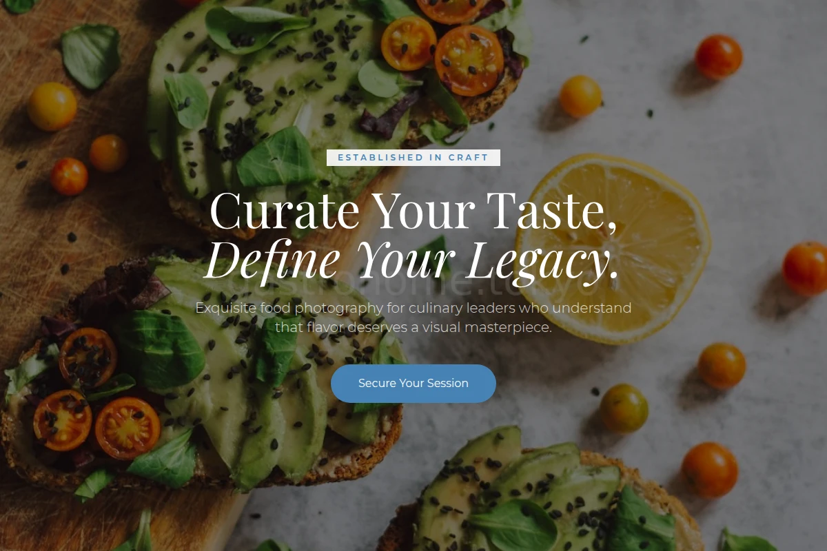 Private Food Photography