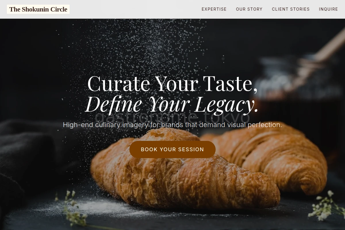 Bamboo Food Photography