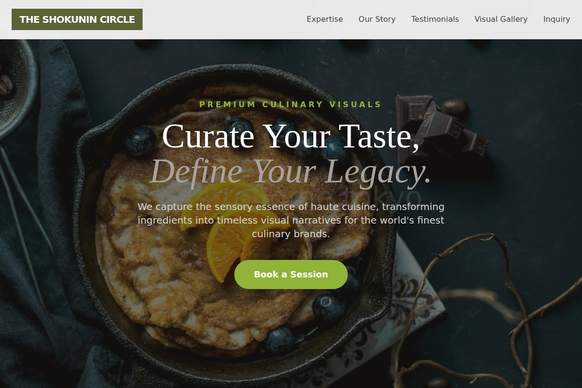 Connoisseur Food Photography