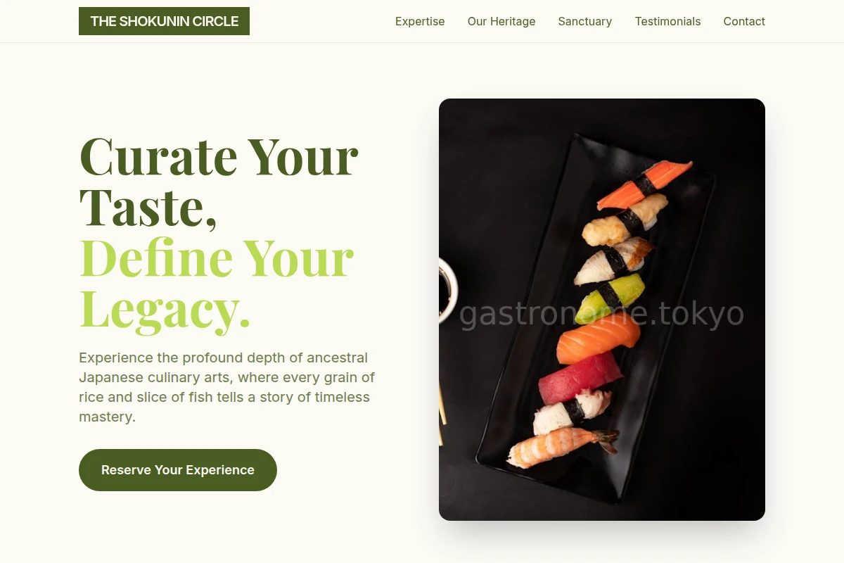 Heritage Japanese Food
