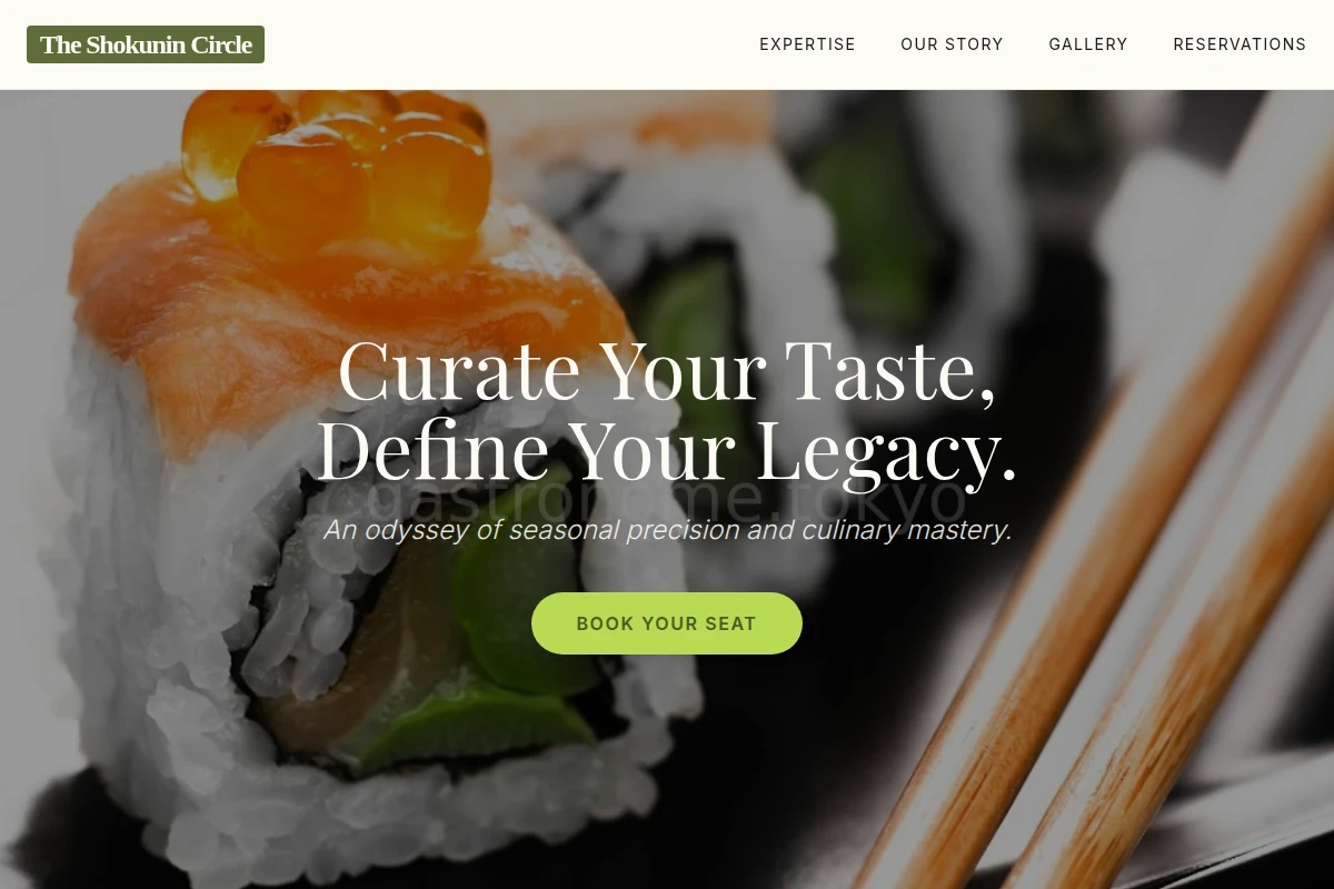 Connoisseur Japanese Food