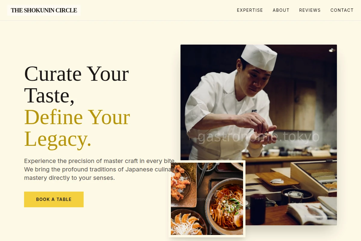 Cutting-Edge Japanese Food