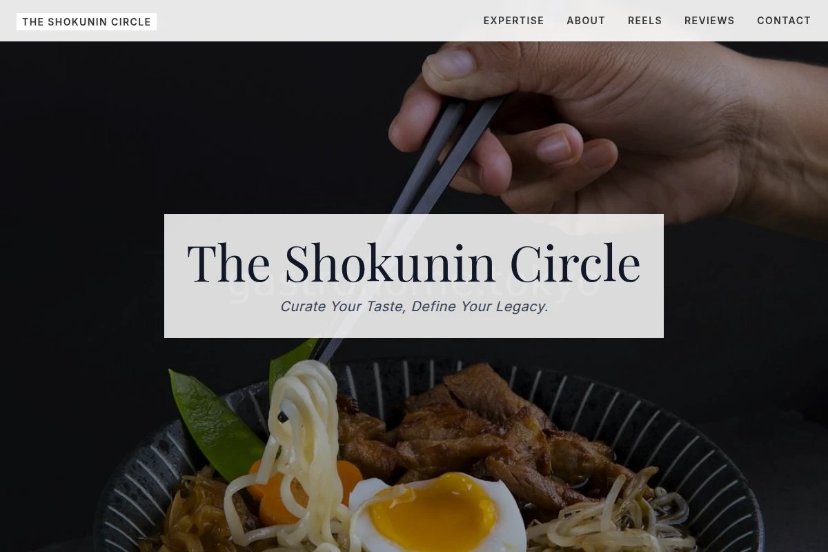 Reserve Japanese Food