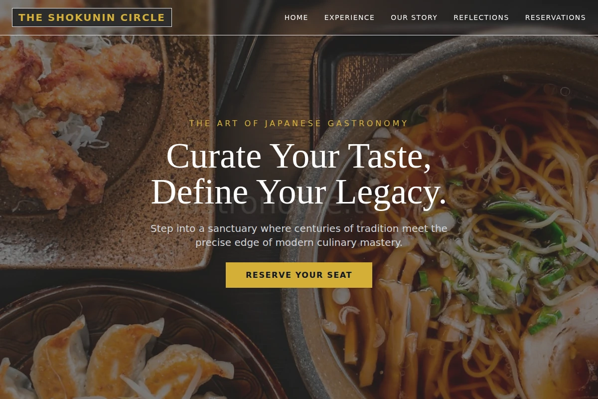 Prestige Japanese Food