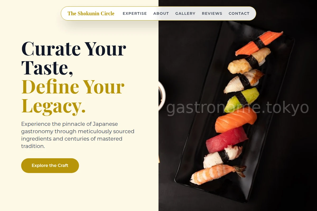 Connoisseur Japanese Food