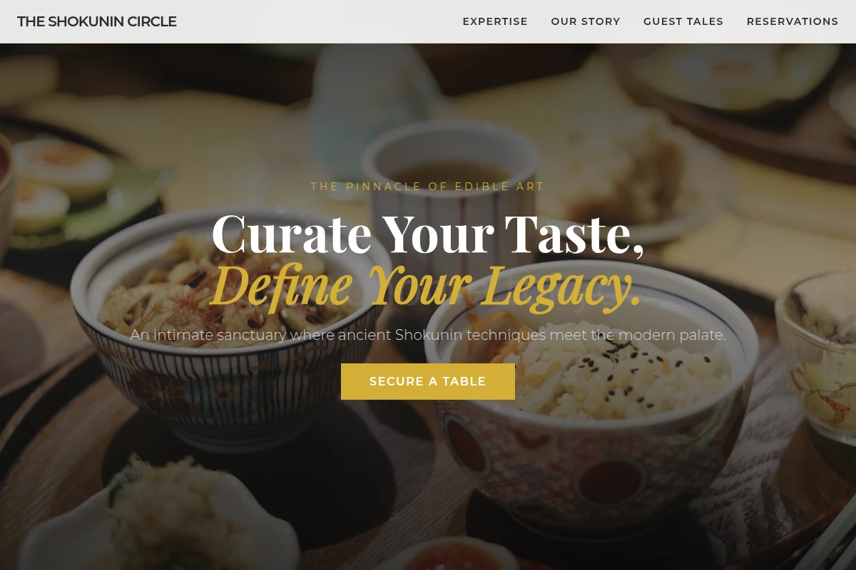 Prestige Japanese Food