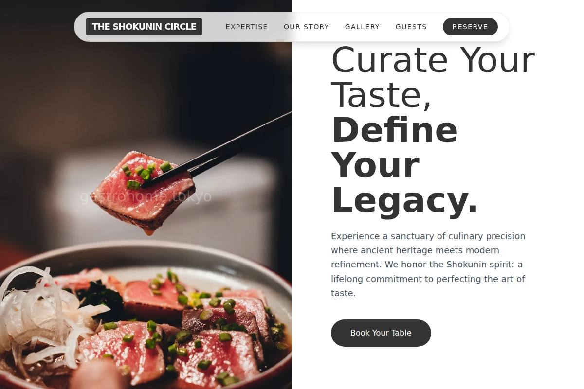 Heritage Japanese Food
