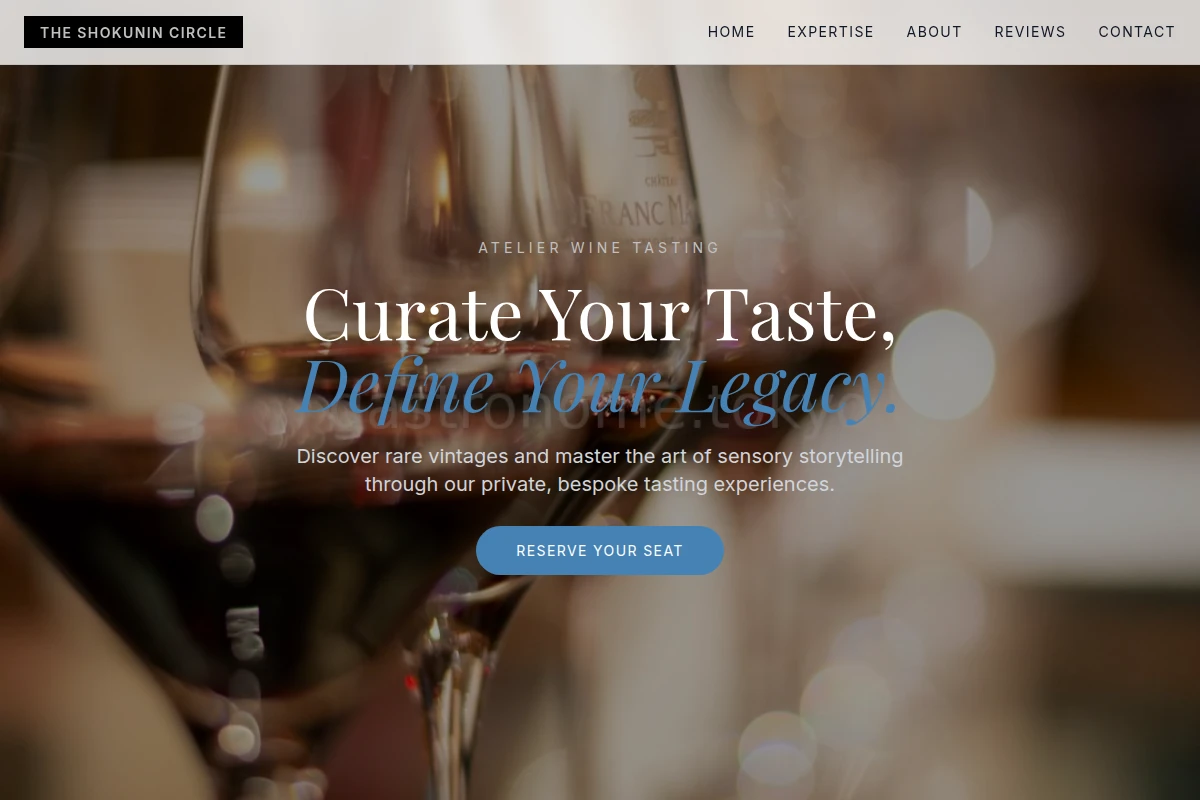 Atelier Wine Tasting