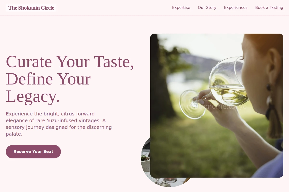 Yuzu Wine Tasting