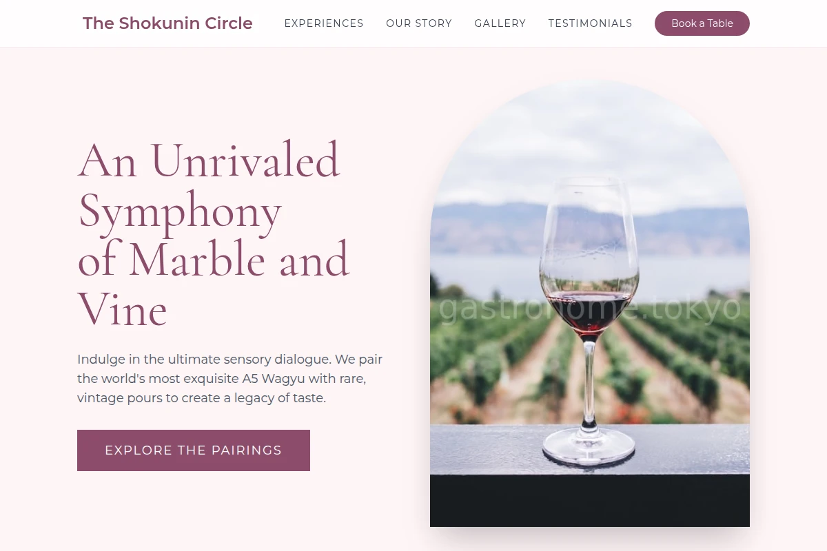 Wagyu Wine Tasting