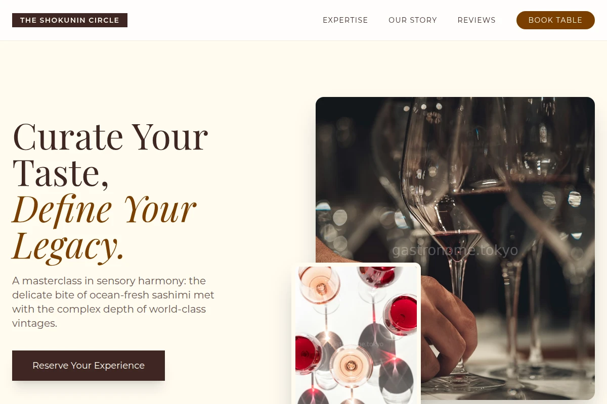 Sashimi Wine Tasting
