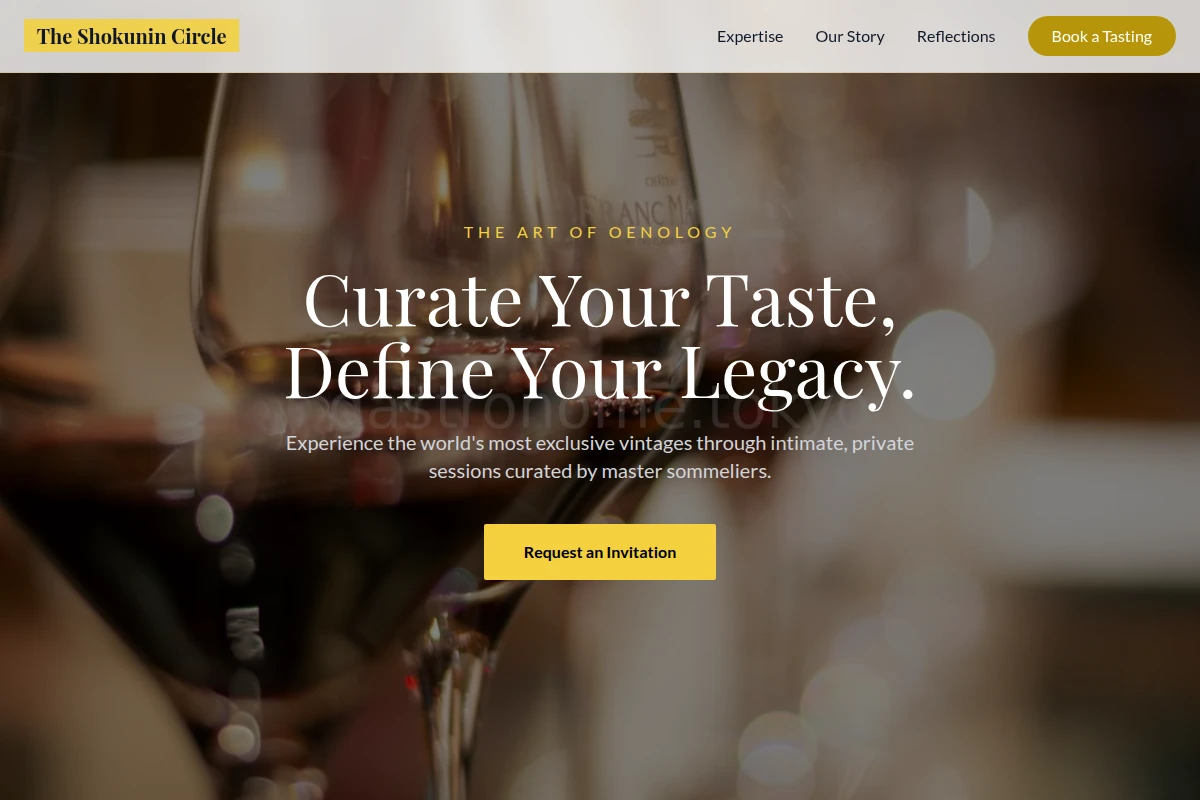 Private Wine Tasting