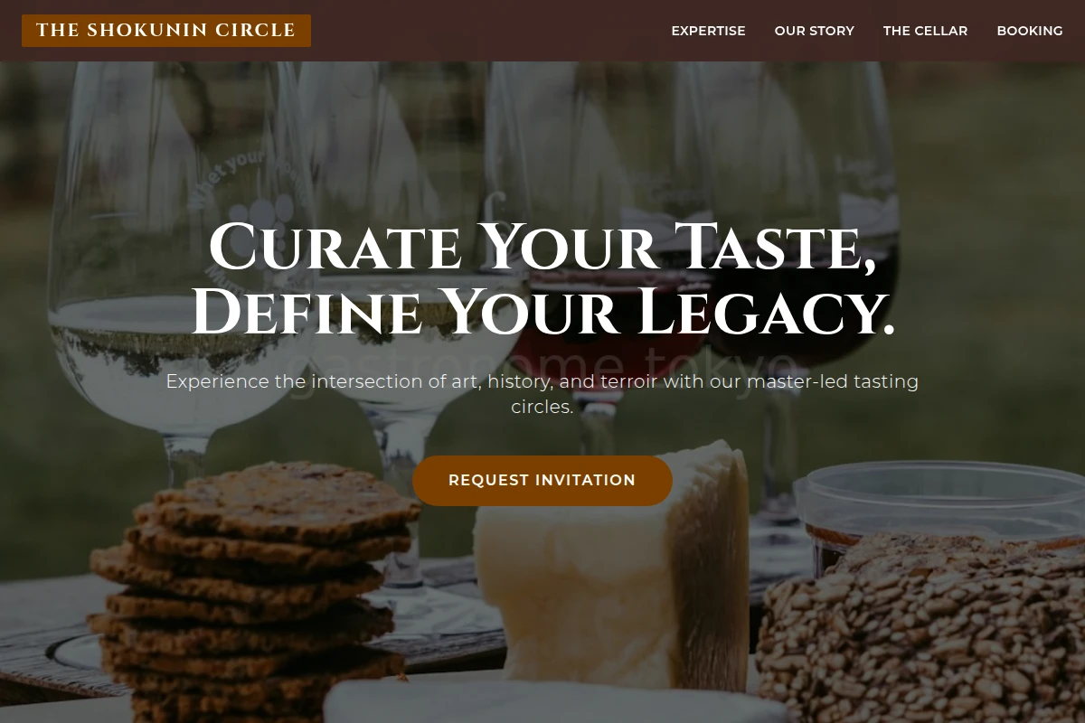 Curated Wine Tasting
