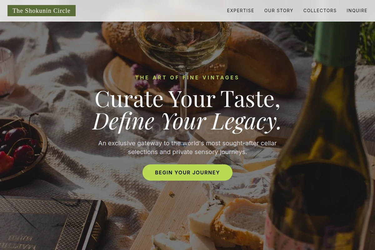 Bespoke Wine Tasting