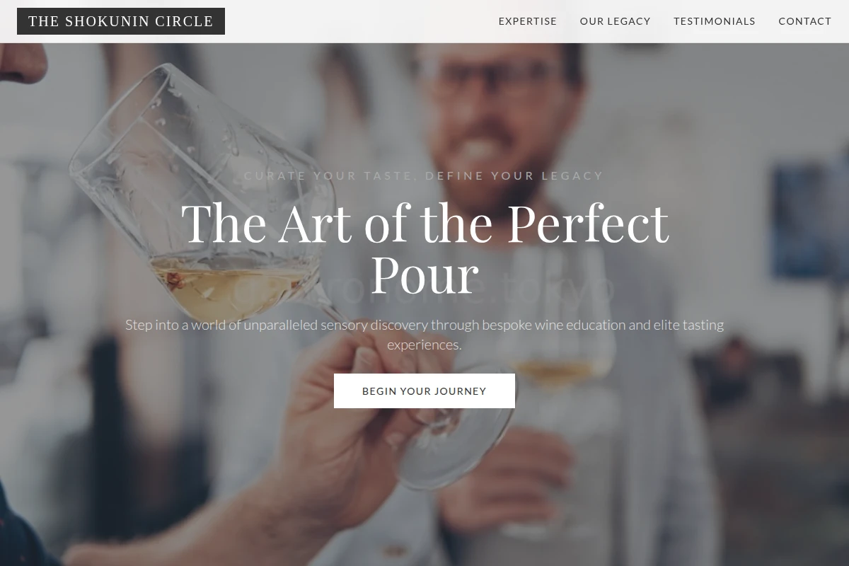 Connoisseur Wine Tasting